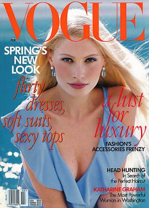 Vintage Vogue magazine covers - wah4mi0ae4yauslife.com - Vogue February 1997 - Kirsty Hume.jpg